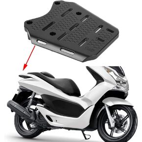 Motorcycle Rear Luggage Rack,Tail Rack Support,CNC Aluminum Alloy Rear Luggage Rack Holder Shelf Compatible for Honda PCX 125 150 2014-2019