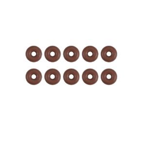 uxcell Fluorine Rubber O-Rings 14mm OD 10mm ID 2mm Width, Metric FKM Sealing Gasket, Pack of 10