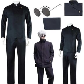 Satoru Gojo Cosplay Costume Kimono Robe Satoru Gojo Cosplay Outfit Uniform Halloween Men