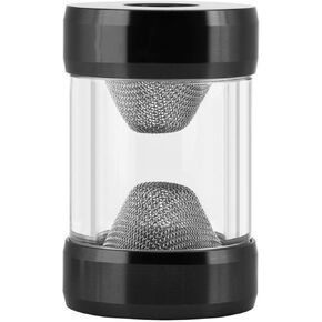GOWENIC G1/4 Inner Thread Water Cooling Filter, Fine Screen Funnel Shaped Filter for Computer Water Cooling, Filter Impurities Compatibility Water Cooling Reservoir(Black)
