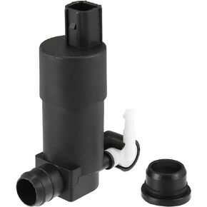 ACROPIX Car Windshield Washer Motor Pump Replacement Fit for Ford Focus - Pack of 1 Black