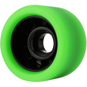 90A PU 62mmx42mm Wear Resist Quad Roller Skate Replacement Wheels Without Bearings (Pack of 4 Pcs) (Green, 62x42)