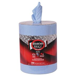 Tork ShopMax Heavy Duty Centerfeed Paper Towel White W22, High Absorbency, 450 Sheets, 450138