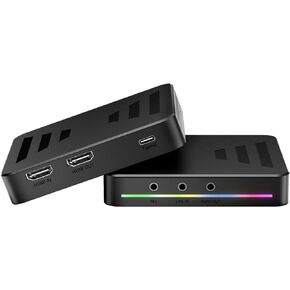 HDMI Capture Card-Gaming, Video Streaming, 4K60 HDR 10 & VRR Pass-Through, 4K30 Capture Card for Xbox Series x/s, PS5, Xbox One, PS4, Nintendo Switch, Windows/Mac, USB-A 3.0 5Gbps
