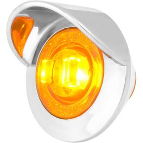 GG Grand General 75254 White/Clear LED Light (1" Mini 1 Pl. Bezel and Visor)