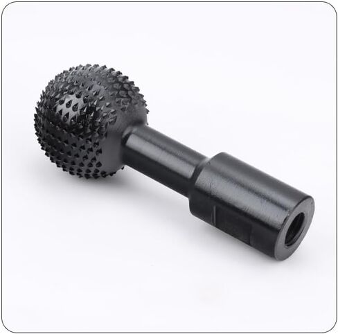 2 PCS Wood Bowl Spoon Carving Tool, M14 Thread Sphere Rotary Burr, Carbon Steel Drill Bit, Grinding Head for 4-1/2 and 5 inch Angle Grinder, Woodworking Rotary Rasp File in Saudi Arabia