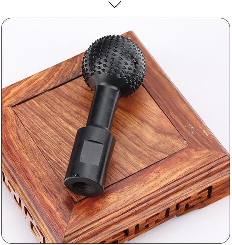 2 PCS Wood Bowl Spoon Carving Tool, M14 Thread Sphere Rotary Burr, Carbon Steel Drill Bit, Grinding Head for 4-1/2 and 5 inch Angle Grinder, Woodworking Rotary Rasp File in Saudi Arabia