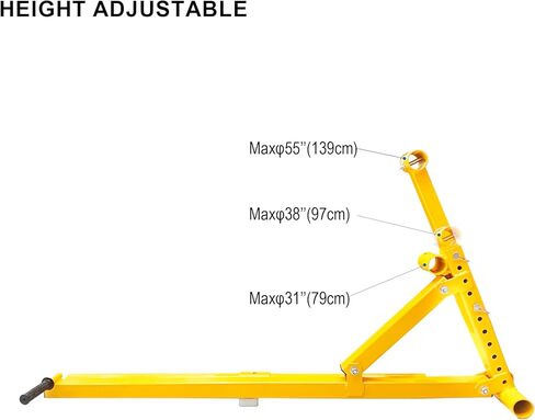 بكرة بكرة محمولة شديدة التحمل/سعة تحميل تصل إلى 1000 رطل|جهاز تحرير كابل متعدد الأغراض|ارتفاع قابل للتعديل in Kuwait