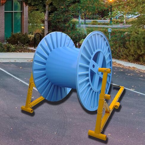 بكرة بكرة محمولة شديدة التحمل/سعة تحميل تصل إلى 1000 رطل|جهاز تحرير كابل متعدد الأغراض|ارتفاع قابل للتعديل in Kuwait