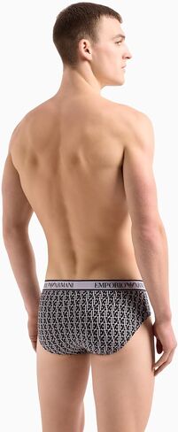 Emporio Armani Men's Stretch Cotton Core Logoband 3-Pack Brief in Saudi Arabia