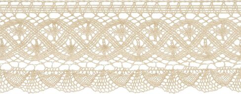 Wrights Products 3-1/2-Inch Wide Fan Cluny Lace, 12-Yard, Natural in Kuwait