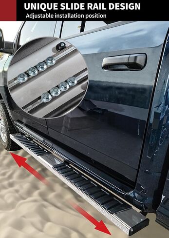 YITAMOTOR 6 Inches Running Boards Compatible with 2007-2021 Toyota Tundra CrewMax Cab Side Steps Nerf Bars in Saudi Arabia