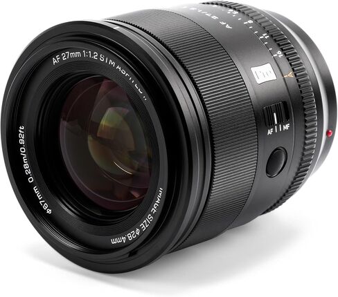 VILTROX 27mm f/1.2 E Mount Lens,Auto Focus APS-C Prime Lens for Sony E-Mount Mirrorless Camera a7R a7IV a7RIII a7RIV a7RV A1 FX3 ZVE1 A7CII a6000 a6400 a6600 a6700 ZV-E10 FX30 in Saudi Arabia