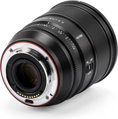 VILTROX 27mm f/1.2 E Mount Lens,Auto Focus APS-C Prime Lens for Sony E-Mount Mirrorless Camera a7R a7IV a7RIII a7RIV a7RV A1 FX3 ZVE1 A7CII a6000 a6400 a6600 a6700 ZV-E10 FX30 in Saudi Arabia