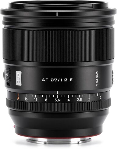 VILTROX 27mm f/1.2 E Mount Lens,Auto Focus APS-C Prime Lens for Sony E-Mount Mirrorless Camera a7R a7IV a7RIII a7RIV a7RV A1 FX3 ZVE1 A7CII a6000 a6400 a6600 a6700 ZV-E10 FX30 in Saudi Arabia