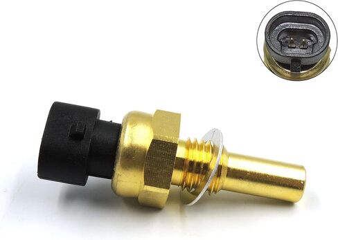 مستشعر درجة حرارة سائل تبريد المحرك HiSport 2134514- متوافق مع Chevy Avalanche Impala Trailblazer Suburban Express Silverado GMC Envoy Sierra Yukon Savana Saturn يستبدل 2134333 213953 213-4333 in Saudi Arabia