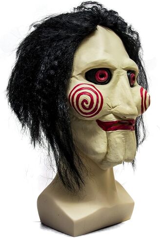 Wellin International Saw Billy The Puppet Mask , Scary Halloween Clown Latex Party Masquerade Props in Kuwait