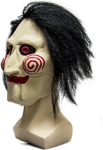Wellin International Saw Billy The Puppet Mask , Scary Halloween Clown Latex Party Masquerade Props in Kuwait