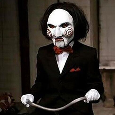 Wellin International Saw Billy The Puppet Mask , Scary Halloween Clown Latex Party Masquerade Props in Kuwait
