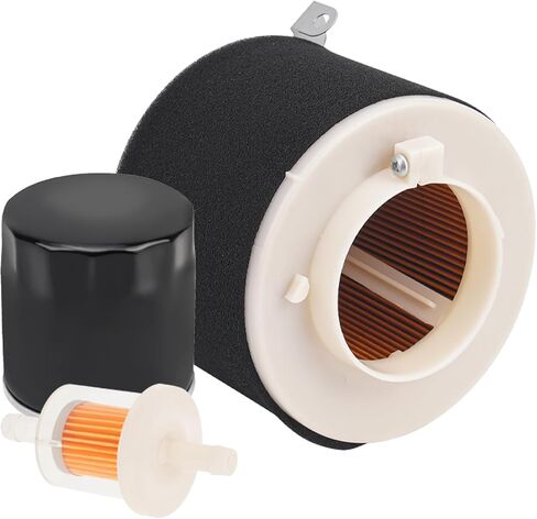 Air Filter 11029-1004 & Oil Filter 49065-2057 49065-2062 & Fuel Filter 49019-0027 691035 Compatible with Kawasaki Mule 500 520 550 600 610 2500 2510 2520 KAF400A KAF400 KAF300 KAF300A KAF620A in Saudi Arabia