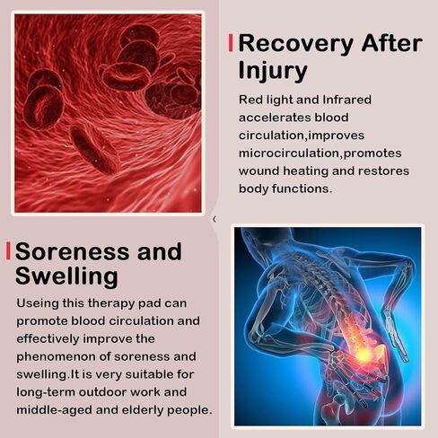 جهاز العلاج بالضوء الأحمر من ALDIOUS، وسادة إضاءة حمراء وبالقرب من الأشعة تحت الحمراء 1440 قطعة، حصيرة علاج بالضوء LED لكامل الجسم 67 بوصة × 23.6 بوصة، وسادة حمراء كبيرة لوضع المنزل مع وضع النبض، وضع التسخين، مؤقت قابل للتعديل in Kuwait