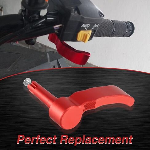 Black Aluminum Thumb Throttle Control Lever Compatible with Polaris Sportsman 450 550 570 850 XP1000 / Scrambler 500 850 XP 1000 EPS Replace#: 2010359 2010336 in Kuwait