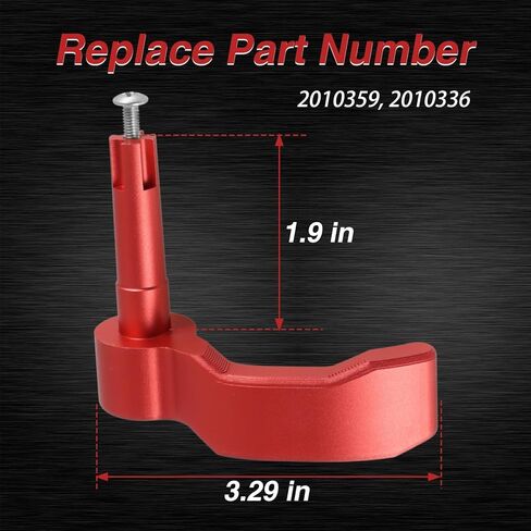 Black Aluminum Thumb Throttle Control Lever Compatible with Polaris Sportsman 450 550 570 850 XP1000 / Scrambler 500 850 XP 1000 EPS Replace#: 2010359 2010336 in Kuwait