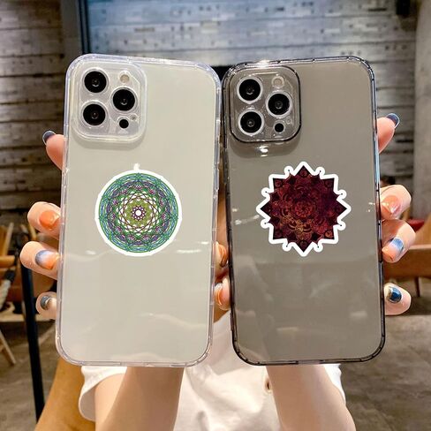 53 قطعة من ملصقات الهندسة المقدسة ملصقات جمالية من الفينيل ملصقات مقاومة للماء لأجهزة الكمبيوتر المحمول، مصدات الصدمات، لوح التزلج، زجاجة المياه، الكمبيوتر، الهاتف، ملصقات الرسوم المتحركة للأطفال المراهقين البالغين in Kuwait