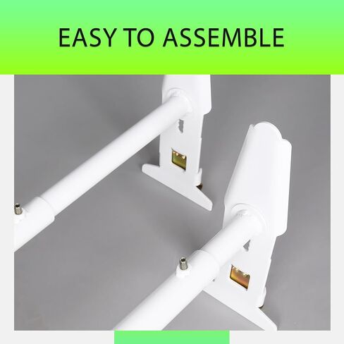KUAFU Adjustable Van Roof Ladder Rack Carrier with 2 Cross Bars Compatible with Chevy Dodge Ford GMC Express 47''-77'' 500lbs in Saudi Arabia
