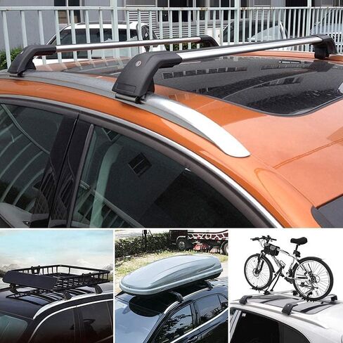 MotorFansClub Roof Rack Cross Bars Fit for Mitsubishi Outlander PHEV 2014 2015 2016 2017 2018 2019 2020 2021 Luggage Cargo Top Roof Rail in Saudi Arabia