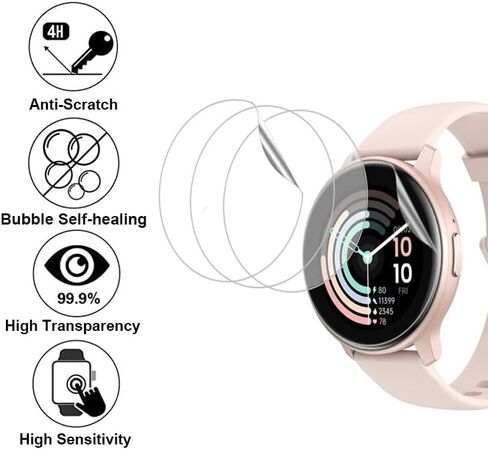 Compatible with OYV TGW008 1.28", Soft Smart Watch Screen Protector, TPU, 6-pack, Full Coverage, Bubble Self-healin in Saudi Arabia