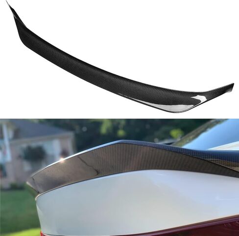 cciyu Glossy Black Carbon Fiber Rear Spoiler Wing Accessories for 2012-2019 for LEXUS IS200 IS250 IS350 IS300 Stylish Trunk Spoiler Wing in Saudi Arabia