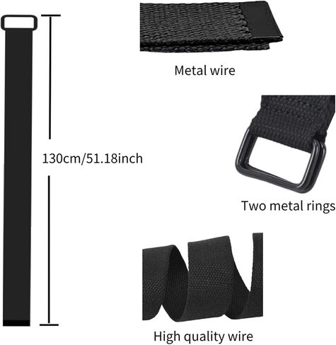 Web Belt for Men 2Pcs 51.18inch Casual Canvas Belt with Double Ring Buckle Cloth Belt for Men Canvas Fabric Belts in Saudi Arabia