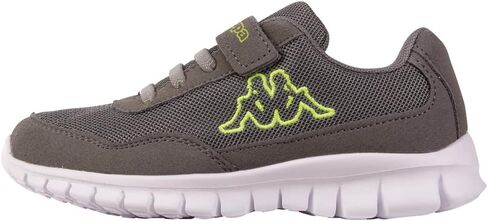 Kappa Follow K 260604K-1633، للأولاد، أحذية بوتي الرياضية، رمادي/ليموني، 1 US in Kuwait