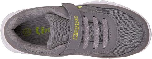 Kappa Follow K 260604K-1633، للأولاد، أحذية بوتي الرياضية، رمادي/ليموني، 1 US in Kuwait