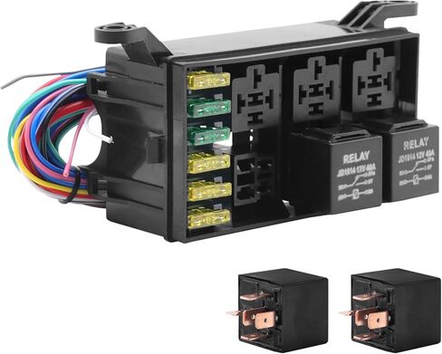 مجموعة أدوات تبديل التتابع وصندوق الصمامات، وأحزمة الأسلاك المستقلة LS1 6.0 5.3 4.8 LSx، ومآخذ التتابع وحاملات الصمامات مع أطراف الأسلاك، ومعدات الإضاءة المقاومة للماء، المصممة لخليج المحرك الداخلي، Vanshly in Kuwait