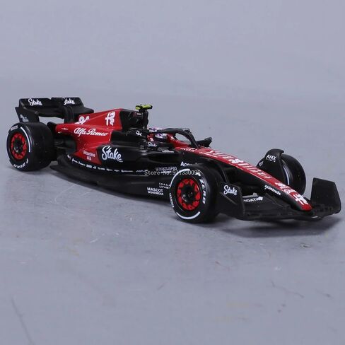 1/43 Alfa Romeo F1 Team Stake 2023 C43 24# Zhou Guanyu Alloy Car Die Cast Model Collection Gift (C43 24#) in Saudi Arabia