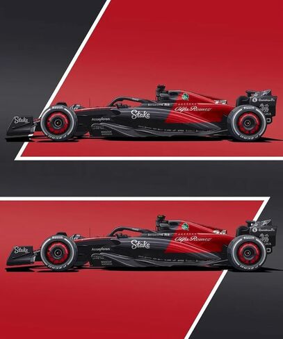 1/43 Alfa Romeo F1 Team Stake 2023 C43 24# Zhou Guanyu Alloy Car Die Cast Model Collection Gift (C43 24#) in Saudi Arabia