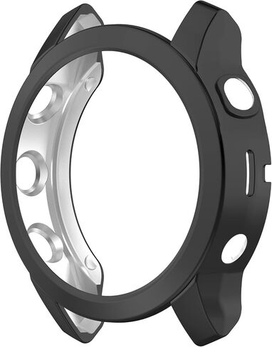 Case Cover Compatible with Garmin Fenix 7S Case Screen Protector, Soft TPU Plated Protector Cover Protective Case Frame for Garmin Fenix 7S/7S Solar/7S Sapphire Solar Smart Watch Accessories (3 Pack) in Saudi Arabia