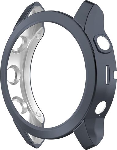 Case Cover Compatible with Garmin Fenix 7S Case Screen Protector, Soft TPU Plated Protector Cover Protective Case Frame for Garmin Fenix 7S/7S Solar/7S Sapphire Solar Smart Watch Accessories (3 Pack) in Saudi Arabia