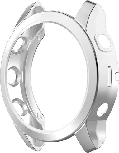 Case Cover Compatible with Garmin Fenix 7S Case Screen Protector, Soft TPU Plated Protector Cover Protective Case Frame for Garmin Fenix 7S/7S Solar/7S Sapphire Solar Smart Watch Accessories (3 Pack) in Saudi Arabia