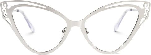 نظارات VOOGLAM Fashion Cateye Blue Light للنساء مضادة للأشعة فوق البنفسجية وإجهاد العين الجافة ونظارات الكمبيوتر والهاتف والتليفزيون in Saudi Arabia
