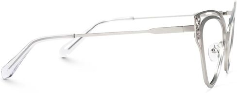 نظارات VOOGLAM Fashion Cateye Blue Light للنساء مضادة للأشعة فوق البنفسجية وإجهاد العين الجافة ونظارات الكمبيوتر والهاتف والتليفزيون in Saudi Arabia