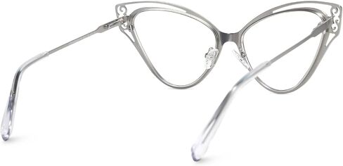نظارات VOOGLAM Fashion Cateye Blue Light للنساء مضادة للأشعة فوق البنفسجية وإجهاد العين الجافة ونظارات الكمبيوتر والهاتف والتليفزيون in Saudi Arabia