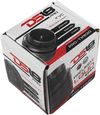 مكبر صوت فائق DS18 PRO-TW920 - 1.4 بوصة، إطار من الألومنيوم وغشاء، 300 وات كحد أقصى، 150 وات RMS، 4 أوم، كروس مدمج - مكبرات الصوت PRO هي الأفضل في سوق الصوت الاحترافي وVoceteo (مكبر صوت واحد) (متجدد) in Saudi Arabia
