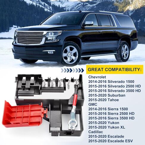 84354716 كتلة الصمامات لتوزيع البطارية متوافقة مع 2014-2020 شيفروليه سوبربان تاهو سيلفرادو 1500 2500/3500HD يوكون يوكون XL سييرا 1500 2500/3500HD كاديلاك إسكاليد إسكاليد ESV in Kuwait