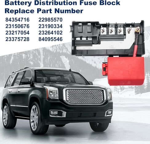 84354716 كتلة الصمامات لتوزيع البطارية متوافقة مع 2014-2020 شيفروليه سوبربان تاهو سيلفرادو 1500 2500/3500HD يوكون يوكون XL سييرا 1500 2500/3500HD كاديلاك إسكاليد إسكاليد ESV in Kuwait