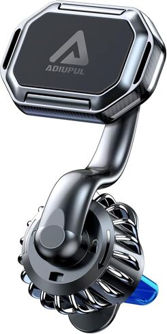 Magnetic Car Phone Holder for iPhone and Samsung, 360 Rotatable Arm, Stable Magnets, Easy Installation, Compatible with 4-6.7 inch Smartphones, Tablets in Saudi Arabia