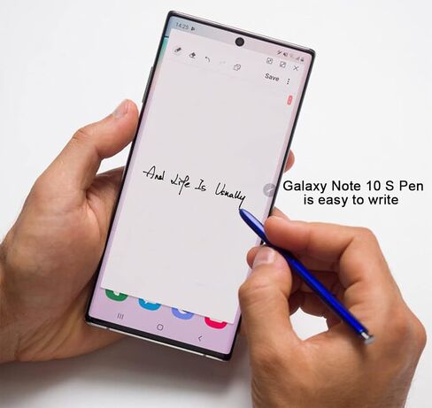 قلم بديل Note 10 S (مع بلوتوث) لهاتف Samsung Galaxy Note 10، Note 10 Plus، Note 10+ 5G مع 5 * أطراف/أطراف (متوهجة) in Kuwait