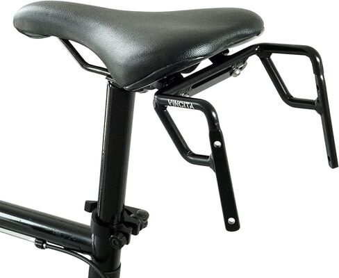 مثبت حقيبة السرج من Vincita The Overnighter Bikepacking - دعامة مضادة للتأرجح مع فتحتين لتثبيت قفص الزجاجات - سهل التركيب على سكة السرج in Kuwait